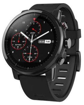 Смарт-часы AMAZFIT Stratos 1.34, черный/черный