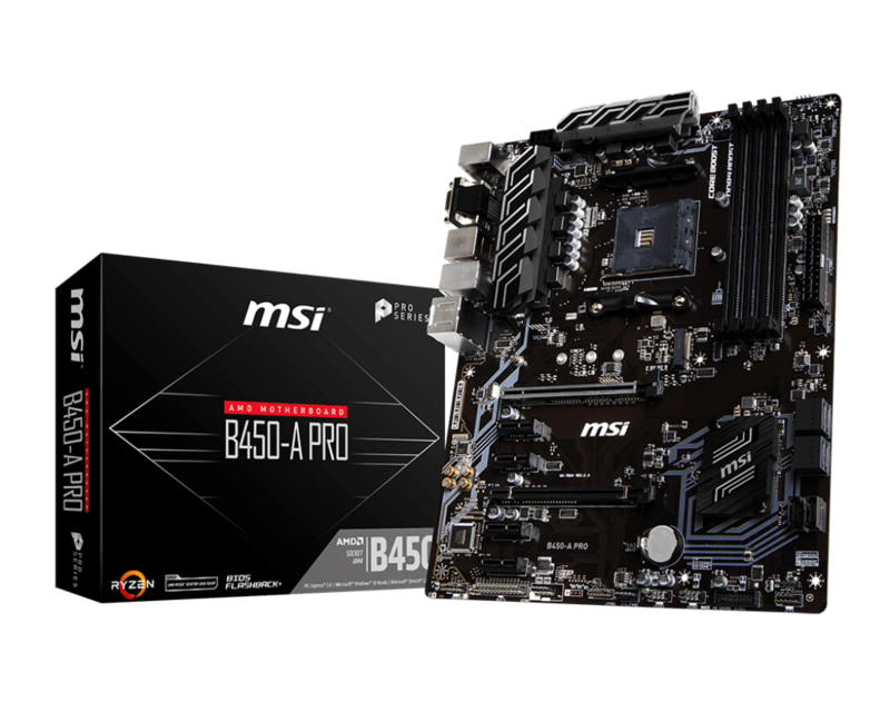 Материнская плата msi b450 a pro обзор