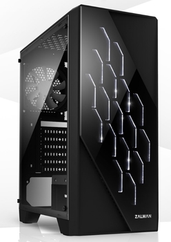 Корпус ATX ZALMAN S1, Midi-Tower, без БП, черный Корпус ATX ZALMAN S1, Midi-Tower, без БП, черный