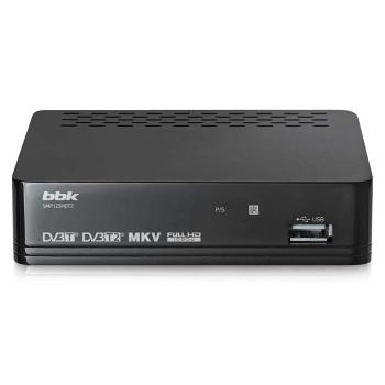 Ресивер DVB-T2 BBK SMP123HDT2, черный