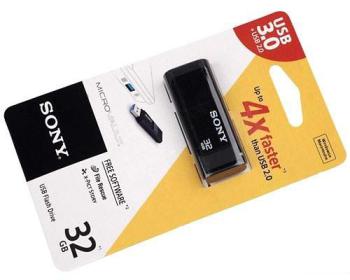 Флешка USB Sony X Series USM32XB 32ГБ, USB3.0, черный