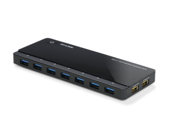 Хаб (разветвитель) TP-LINK UH720, черный