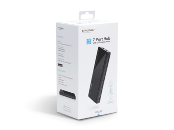 Хаб (разветвитель) TP-LINK UH720, черный