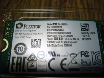SSD накопитель Plextor S2&nbsp;PX-128S2G 128ГБ, M.2&nbsp;2280, SATA III