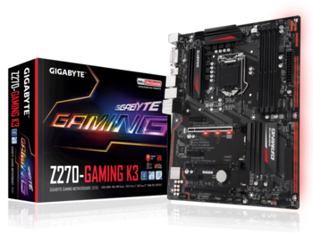 Материнская плата Gigabyte GA-Z270-Gaming K3, LGA 1151, Intel Z270, ATX, Ret