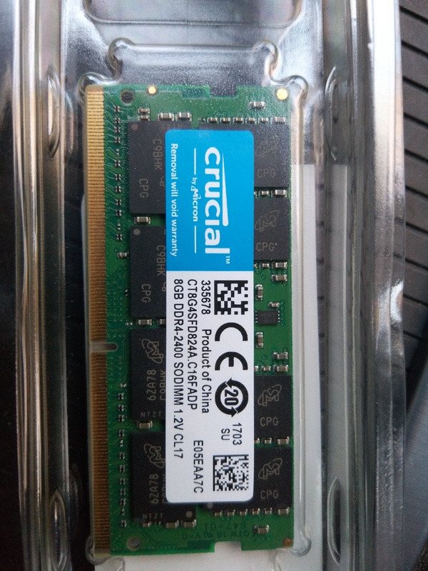 Модуль памяти crucial ct8g4dfs824a ddr4 8гб 2400 dimm ret разгон