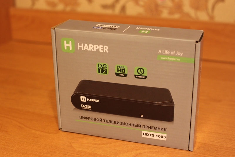 Характеристики Ресивер DVB-T2 Harper HDT2-1005, черный (497722 ...