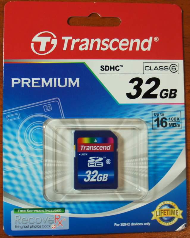 Карта памяти transcend 32 гб