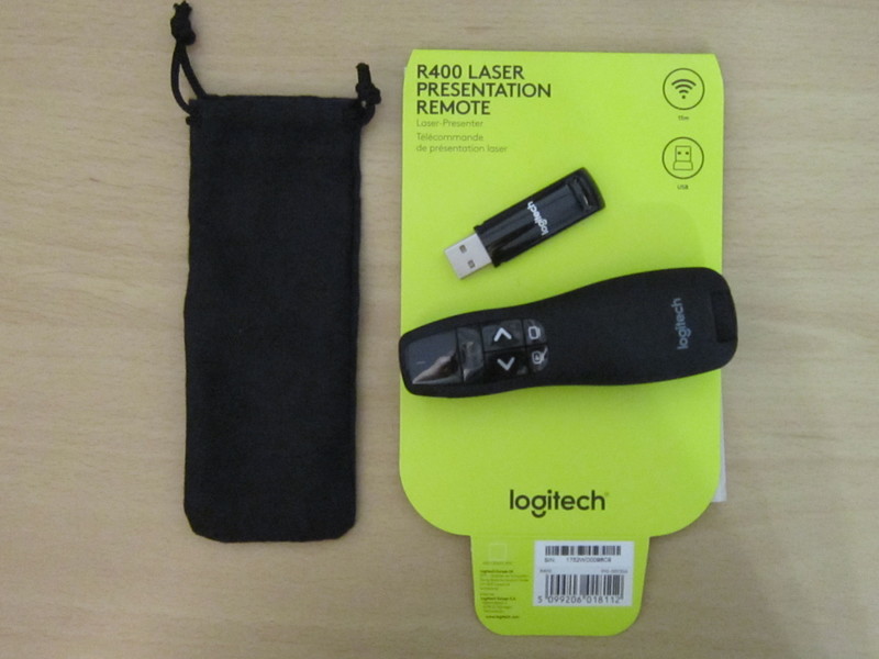 Пульт для презентаций logitech wireless presenter r400 910 001356