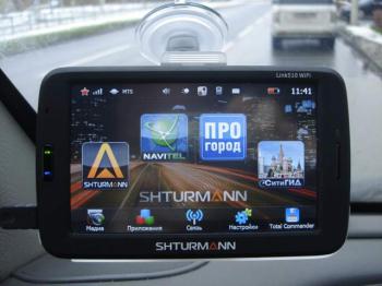 Навигатор Shturmann Link 510 WiFi (SIM-карта МТС) Навигатор Shturmann Link 510 WiFi (SIM-карта МТС)