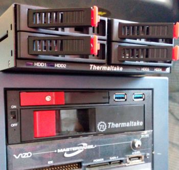 Mobile rack (салазки) для HDD/SSD Thermaltake Max5&nbsp;Quad, черный